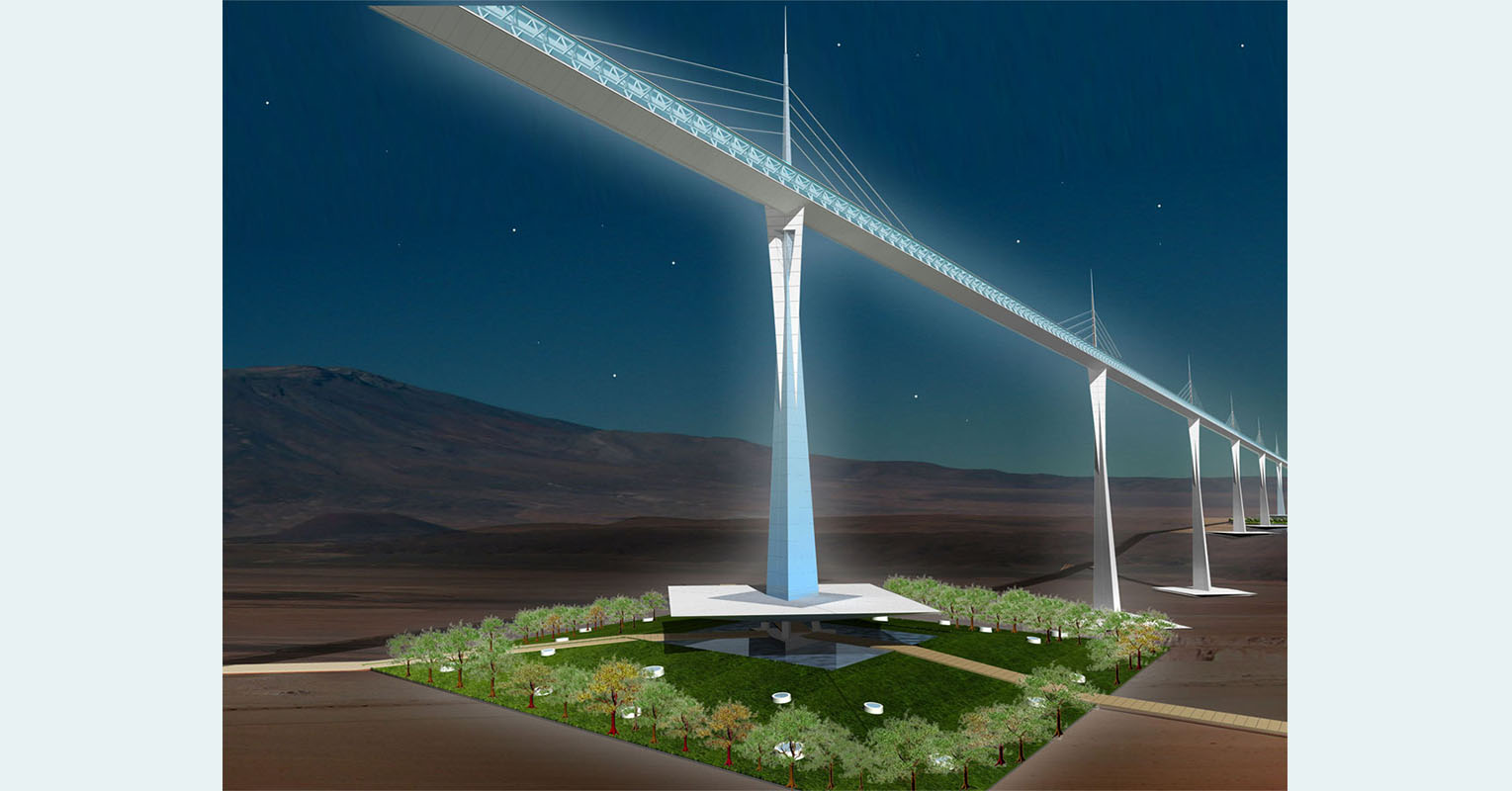 Schematic design for solar collector